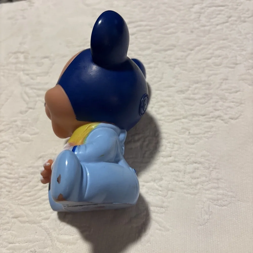 Vintage 1980's Disney Baby Mickey Mouse Squeeze Toy